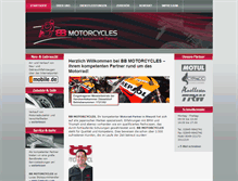 Tablet Screenshot of bbmotorcycles.de